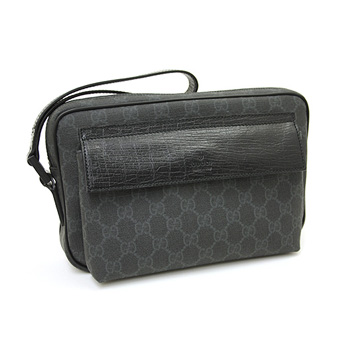 グッチ GUCCI バッグ コピー ポーチ 162784 F069X 1073 GGプラス ダークグレー/ブラック